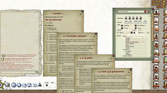 Fantasy Grounds - Daring Tales of Adventure 06: The Palladium Peril (Savage Worlds)