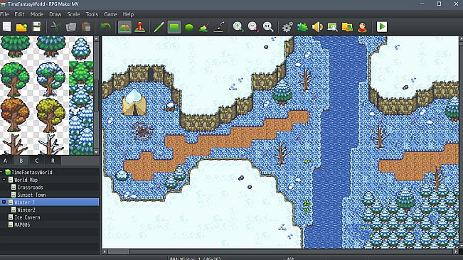 RPG Maker VX Ace - Time Fantasy: Winter Tiles