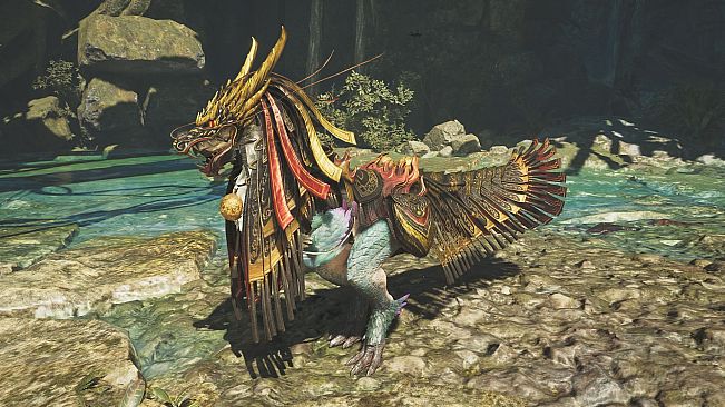 Monster Hunter Wilds - Seikret Decoration: Majestic Dragon's Caparison