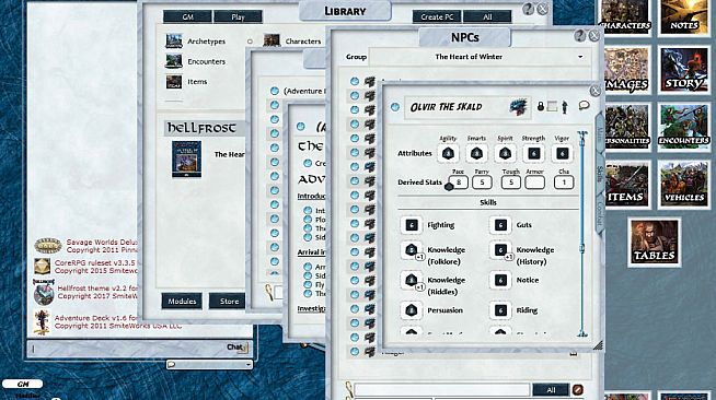 Fantasy Grounds - Hellfrost: Heart of Winter (Savage Worlds)
