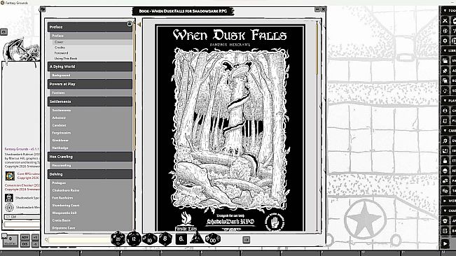Fantasy Grounds - When Dusk Falls for Shadowdark RPG