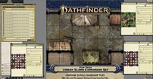 Fantasy Grounds - Pathfinder RPG - Flip-Tiles - Urban Slums Expansion