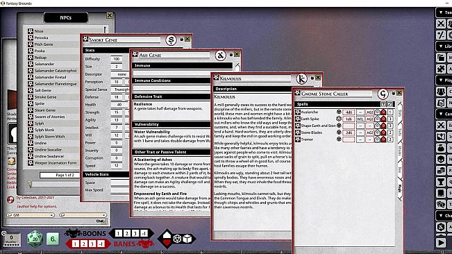 Fantasy Grounds - Shadow of the Demon Lord Monstrous Pack 3 - The Faerie and the Genie