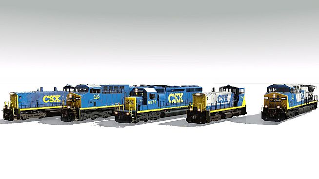 Trainz 2022 DLC - Pro Train: CSX Loco Bundle 1
