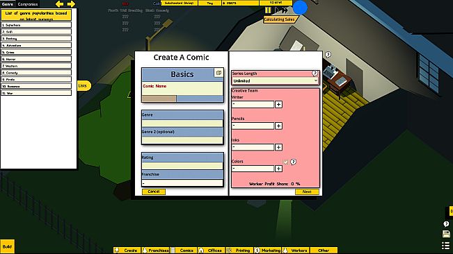 Comic Company Manager