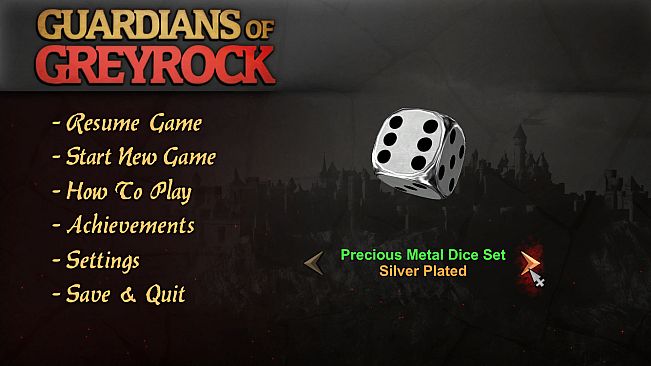 Guardians of Greyrock - Dice Pack: Precious Metal Set