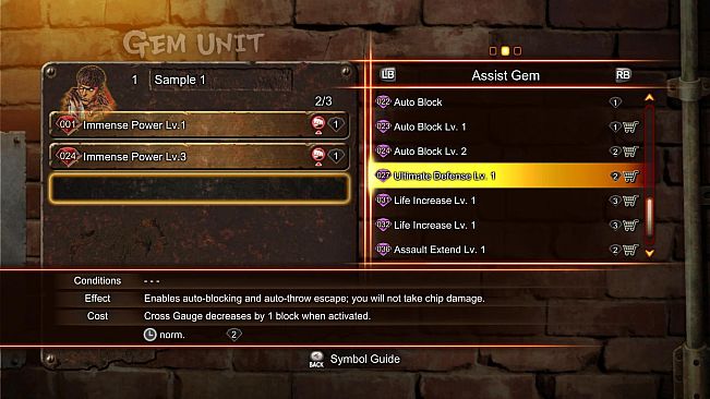 Street Fighter X Tekken: Street Fighter/Tekken Shared Assist Gem Pack 2