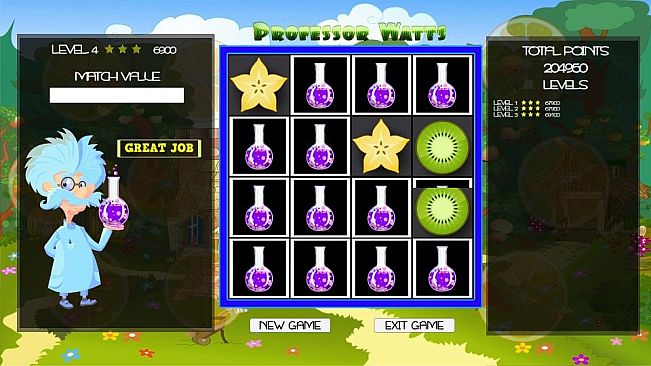 Professor Watts Memory Match: Fresh Fruit