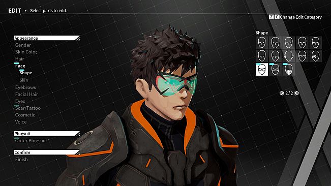 DAEMON X MACHINA - Outer Facial Features Bundle 2