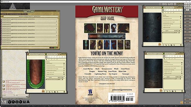 Fantasy Grounds - Pathfinder RPG - GameMastery Map Pack Swallowed Whole