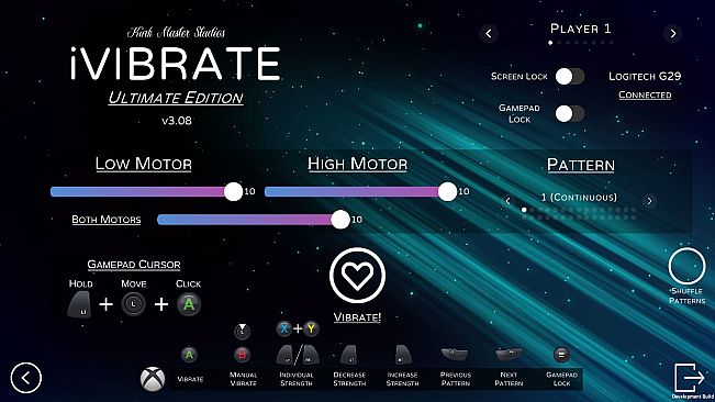 iVIBRATE Ultimate Edition - Steering Wheel Support