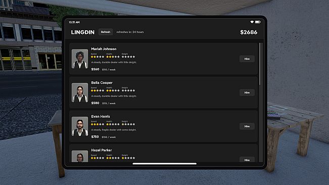 Shady Den Simulator