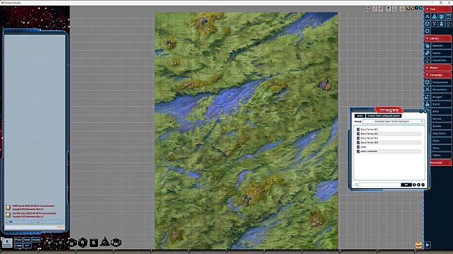 Fantasy Grounds - Starfinder RPG - Starfinder Flip-Mat - Basic Terrain Multi-Pack