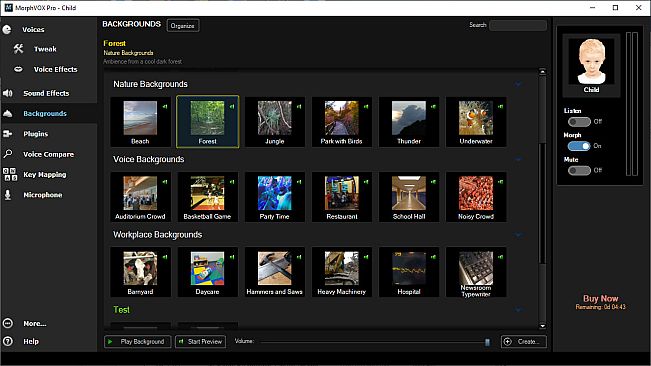 MorphVOX Pro - Nature Backgrounds