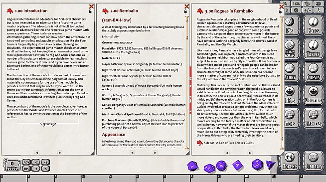 Fantasy Grounds - Rogues in Remballo (5E)