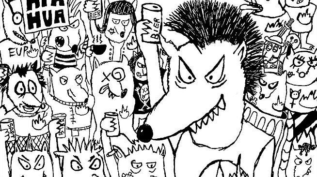 Nachkriegsratten Punk-Rock Puzzle Soundtrack