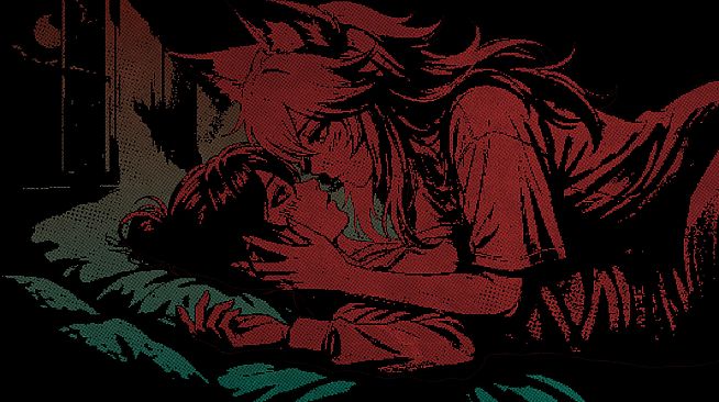 petals in her cold hands