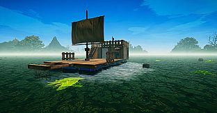 Survival Float Simulator - Crocodile Waters Craft, Raft, Build
