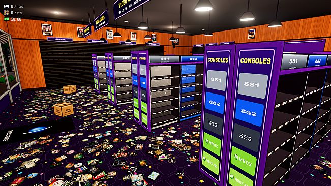 Video Game Store: Tidy Up