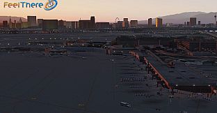 X-Plane 11 - Add-on: FeelThere - KLAS - Las Vegas International Airport