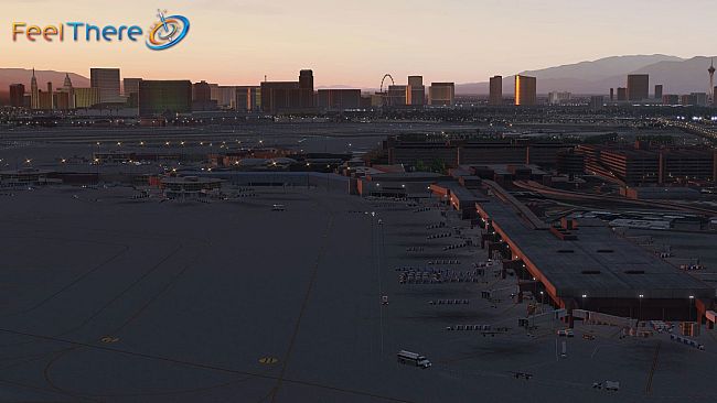 X-Plane 11 - Add-on: FeelThere - KLAS - Las Vegas International Airport