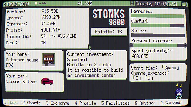STONKS-9800: Stock Market Simulator
