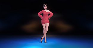 Angel Legion-DLC Off-Shoulder Sweater (Red)