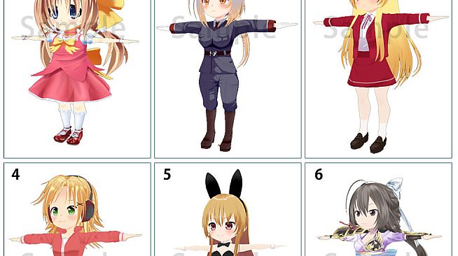 RPG Maker 3D Character Converter - SD-VRM