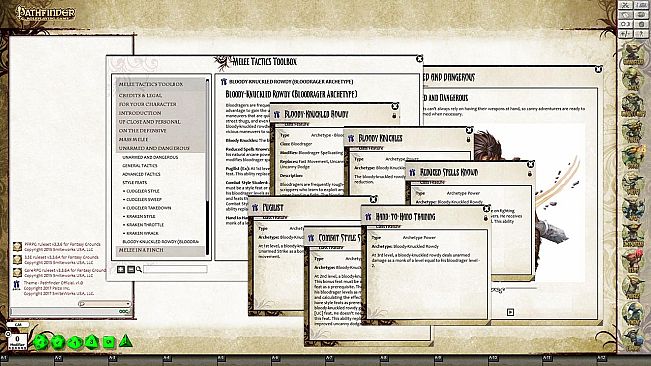 Fantasy Grounds - Pathfinder RPG - Melee Tactics Toolbox (PFRPG)