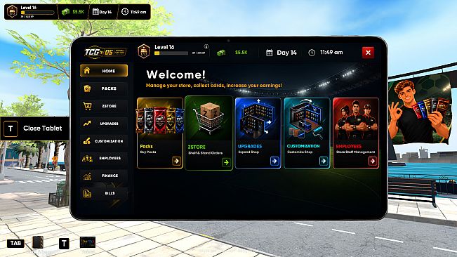 TCG Football Card Shop Simulator - Prologue