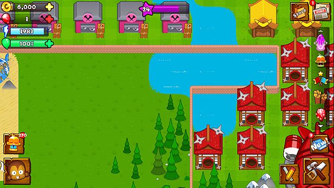 Bloons Monkey City - Brick City Walls