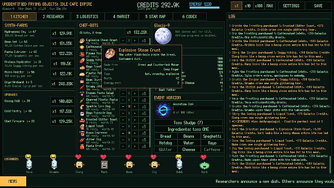 Unidentified Frying Objects: Idle Cafe Empire
