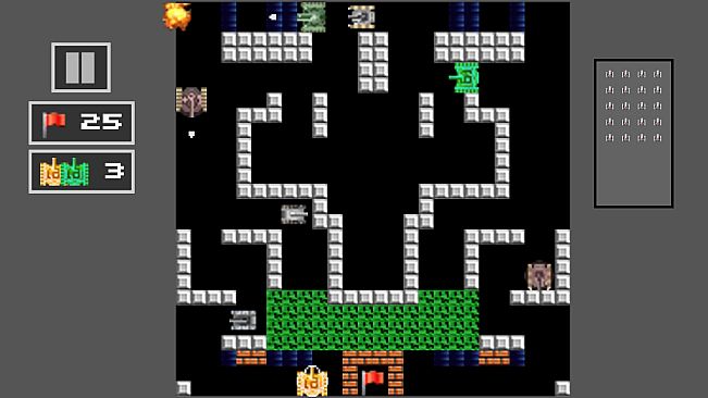 Tank Shoot 2D - Battle to save City Flag