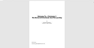 Welcome To... Chichester 3 : Script