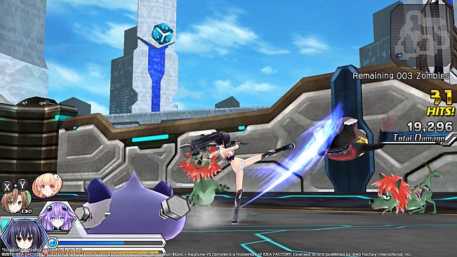 MegaTagmension Blanc + Neptune VS Zombies (Neptunia)