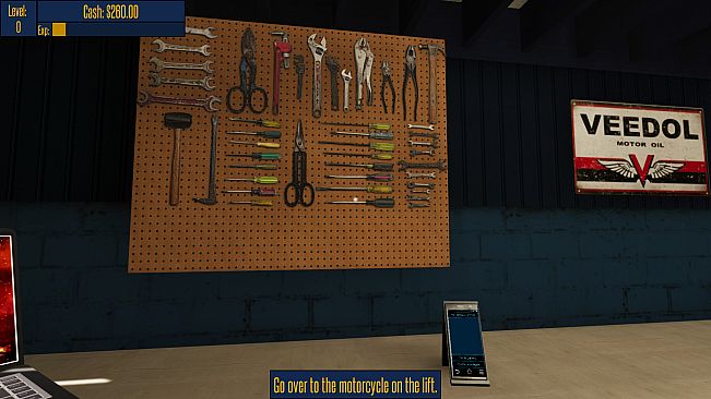 Motorbike Garage Mechanic Simulator