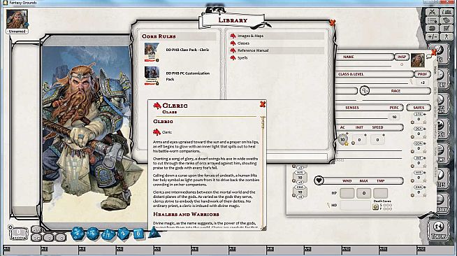 Fantasy Grounds - D&D Cleric Class Pack