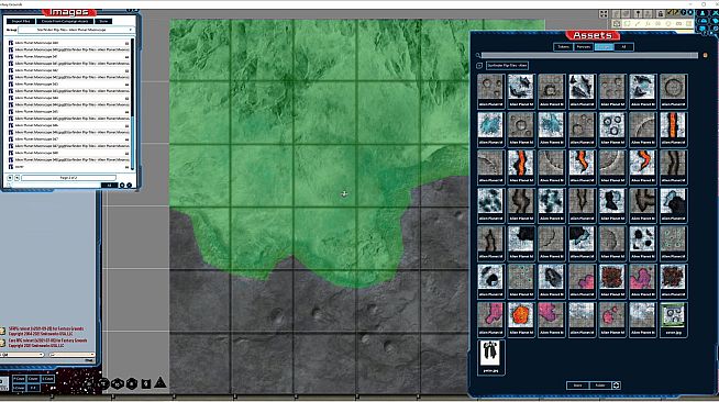 Fantasy Grounds - Starfinder Flip-Tiles - Alien Planet Moonscape Expansion