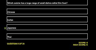 Quiz & Learn: Food & Drink