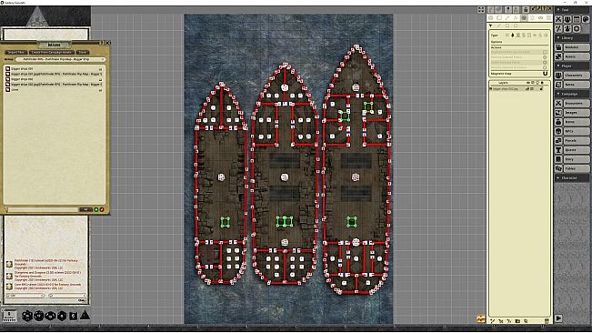 Fantasy Grounds - Pathfinder RPG - Pathfinder Flip-Mat - Bigger Ship
