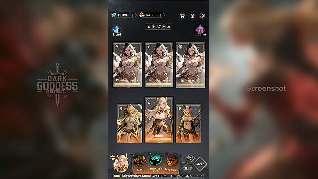 Dark Goddess of Destruction: Idle