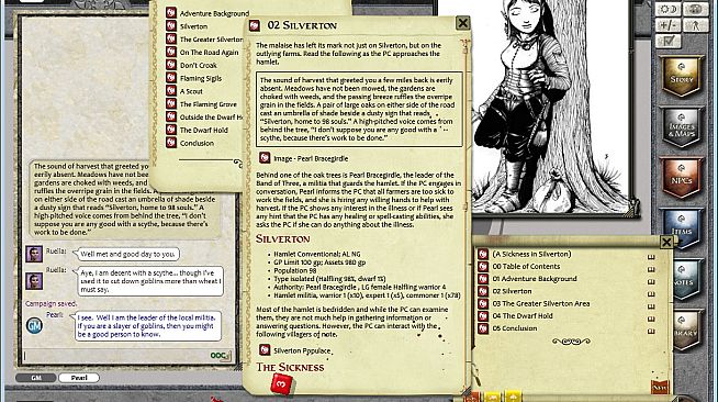 Fantasy Grounds - One on One Adventures #14: A Sickness in Silverton (PFRPG)