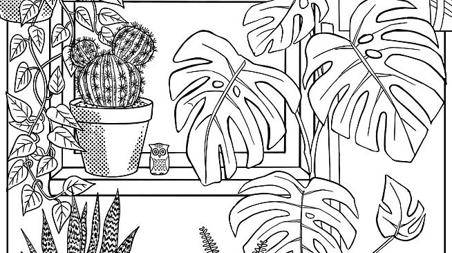 Plant Therapy Coloring Book
