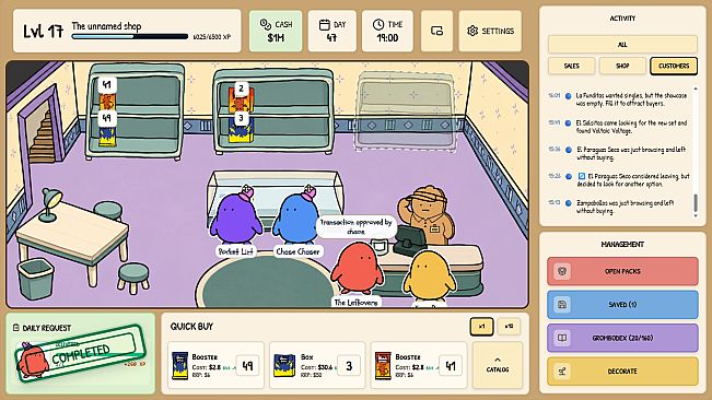 Grombo Card Shop Idle