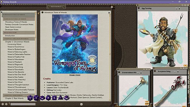 Fantasy Grounds - The Wondrous Tome of Wands