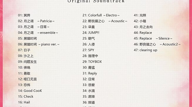 The Princess, the Stray Cat, and Matters of the Heart -Original Soundtrack-