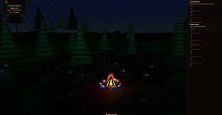 The Throwing Pinecones Into A Campfire Game