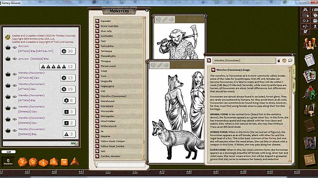 Fantasy Grounds - C&C: Classic Monsters