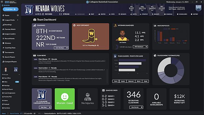 Draft Day Sports: College Basketball 2024