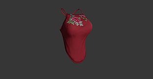 探灵笔记X嗜血印·联动角色小鲤-线绣牡丹心衣